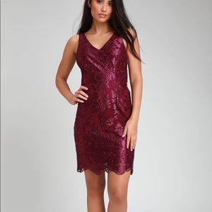 🔥Lulu’s | Lace Sleeveless Cocktail Dress